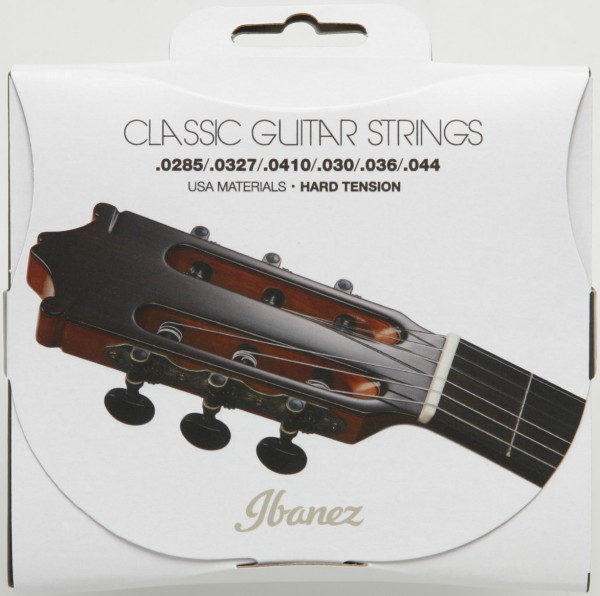 IBANEZ Saiten Set für 6 String Hard Tension - .0285/.0327/.0410/.030/.036/044 Clear Nylon / Silverplated Wound (ICLS6HT)