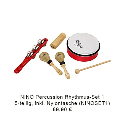 NINO Percussion Rhythmussortiment - 5-teilig (NINOSET1) 