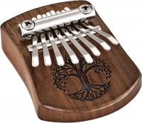 MEINL Sonic Energy Solid "Tree of Life" Mini Kalimba - 8 Töne / Schwarzes Walnussholz (KL801TOL)