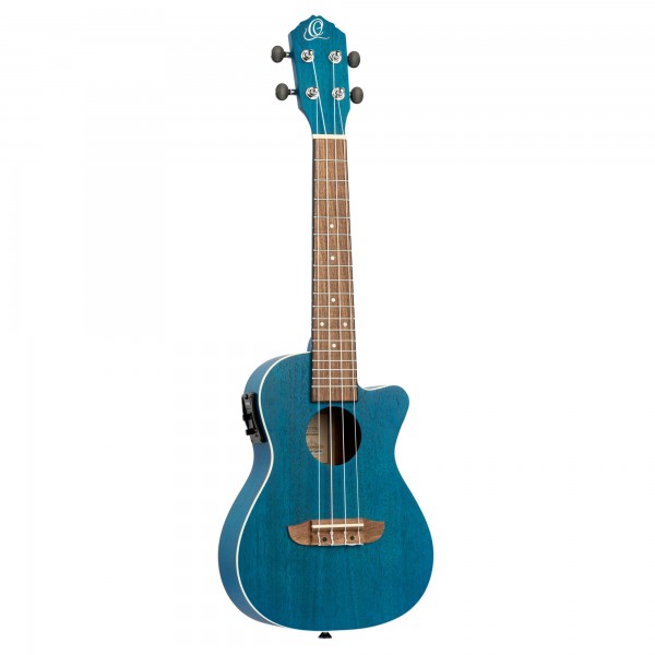 ORTEGA Earth Serie Konzert Preamp Ukulele 4 String - Ocean Blue (RUOCEAN-CE)