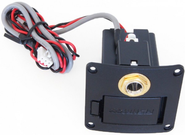 ORTEGA Batteriefach / Klinkenbuchse Fishman - gold (OER-10011)