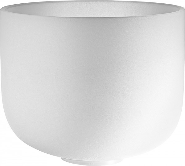 MEINL Sonic Energy Crystal Singing Bowl, white-frosted, 11" / 28 cm, Note F4, Heart Chakra (CSB11F)