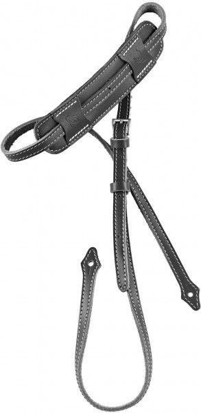 ORTEGA DeLuxe Ledermandolinengurt - Black (OSMDLX-BK)