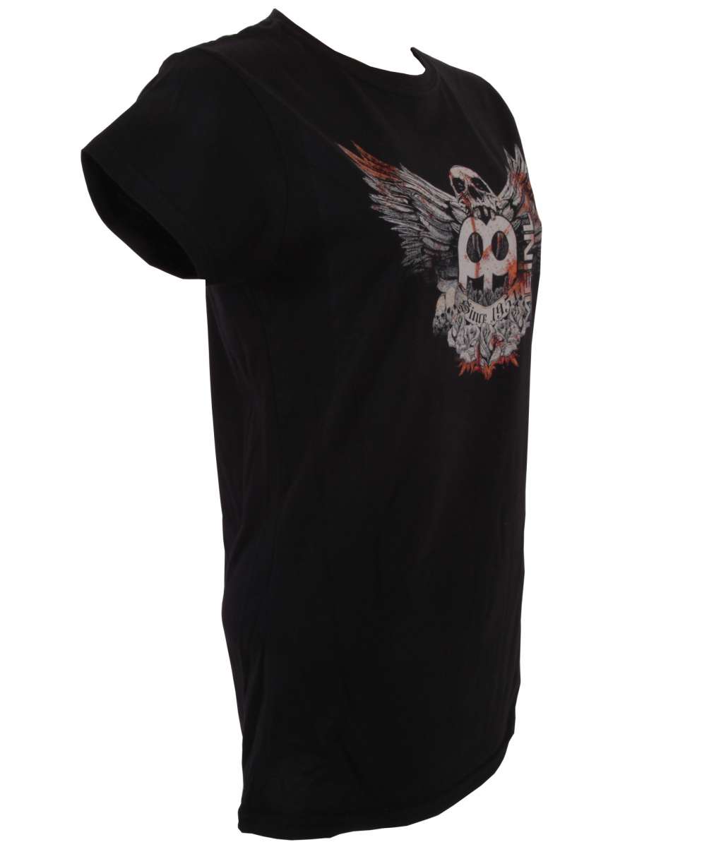 Black Meinl t-shirt with imprinted Jawbreaker logo on chest