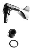 IBANEZ E-Bass single machine head Die-Cast GB7BM - 1x right in matte black (2MH1MC0003-R)
