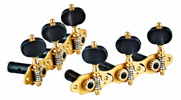 ORTEGA Private Room Guitar Tuning Machines - Gold/Black (OTMPRIVATE)