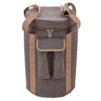 Meinl Sonic Energy 7" Crystal Singing Chalice Bag, for 6.5" to 7" chalices - Brown (CSCB7BR)