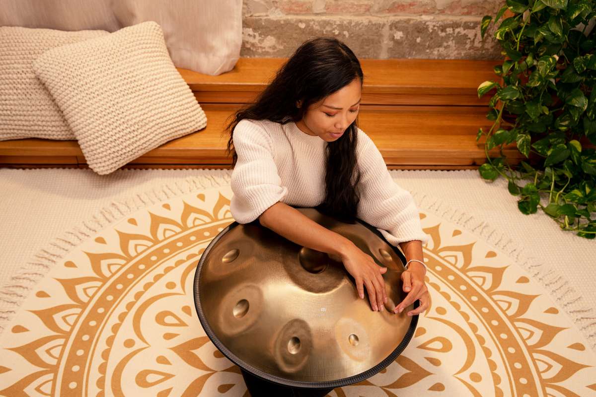 Meinl Sonic Energy Sensory Handpan Stainless Steel D Amara 9
