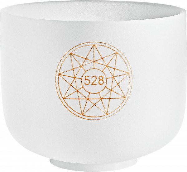 MEINL Sonic Energy Solfeggio Crystal Singing Bowl, Mi 528 Hz, 8" / 20 cm, Nabelchakra (SOLCSB8-528)