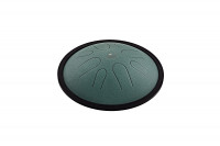 Meinl Sonic Energy 10" Compact Steel Tongue Drum, H Moll, 8 Töne, 432 Hz, Dunkelgrün (CSTD1DG)