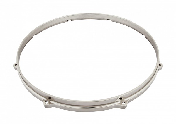 Tama hoop batter side 16" die-cast in brushed nickel - 8 hole (MDH16-8H)