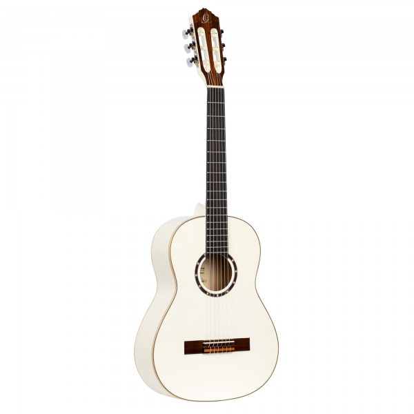 ORTEGA Family Series 3/4 Konzertgitarre 6 String - Weiß + Bag (R121-3/4WH)