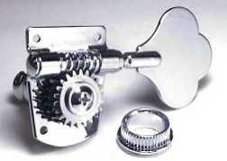 Ibanez single machine head , left in chrome for 4-string basses (2MH1ATK4C-L)