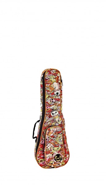 KEIKI Designer Serie Konzert Ukulele Bag - Voodoo Puppet (KUB-VP-CC)