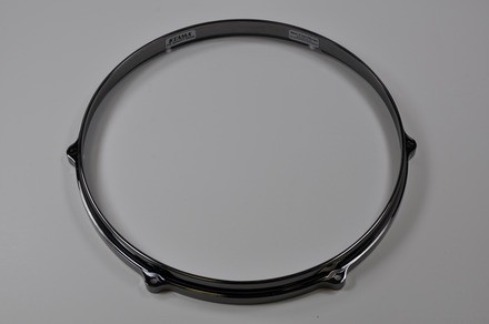 TAMA Die-Cast hoop 14" 6-Hole - Black Nickel Batter Side (MDH14-6BN)