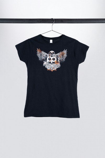 MEINL T-Shirt in schwarz mit aufgedrucktem Jawbreaker Logo auf der Brust - Girlie (M35)