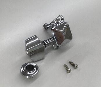 IBANEZ Einzelmechanik left Die Cast - chrome Small Button Covered (2MG0049L-CH)