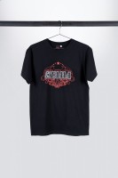 Tama t-shirt in black with white-red Tribal logo on chest (TT110) Tama t-shirt in black with white-red Tribal logo on chest (TT110)