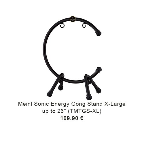 MEINL Sonic Energy Gong / Tam Tam Table Stand - X-Large up to 26" / 66cm (TMTGS-XL) 