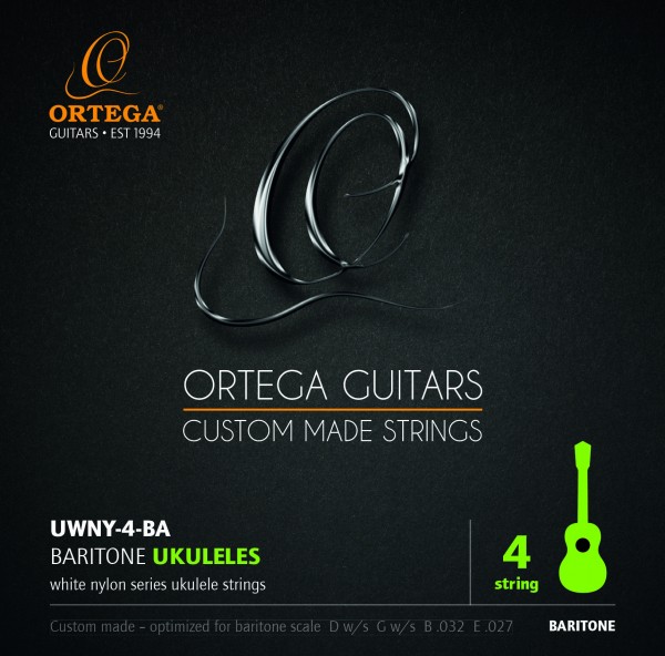 ORTEGA Custom Made Strings Ukulele String Set - Baritone 4 String (UWNY-4-BA)