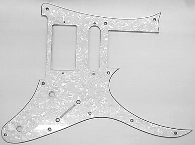 IBANEZ pickguard - White / Pearloid for RG550XH, 3-ply, RG 30 frets, S-H (4PG1PA0002)