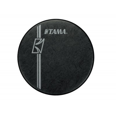 TAMA 22" Fell Reso Black Fiber - Weisses Logo (BK24BMFH)