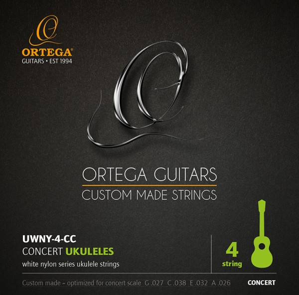 ORTEGA Custom Made Strings Ukulele String Set - Konzert 4 String (UWNY-4-CC)