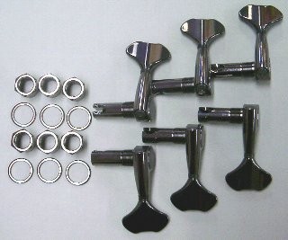 IBANEZ machine head set (L3/R3) - cosmo black for 6-string basses (2MH1G7733K)
