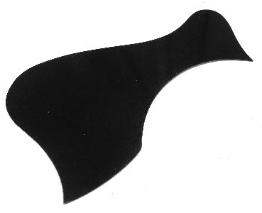 IBANEZ Pickguard für V Serie Links - schwarz (5APG28E)