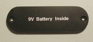 IBANEZ Batterieabdeckung - für MTM1/RGR08LTD/RGT6EXFX/RGT6EX (4PT1CRG5)