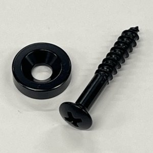 IBANEZ Verbindungsschraube mit Unterlegscheibe, 5mm x 35mm für AZ22S1F/AZ24S1F - Schwarz 4 Stück/Set (2YNSB154S-BK)