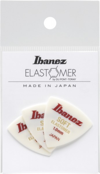 IBANEZ Elastomer Triangel Picks 1mm Soft - 3 pcs. (BEL8ST10)