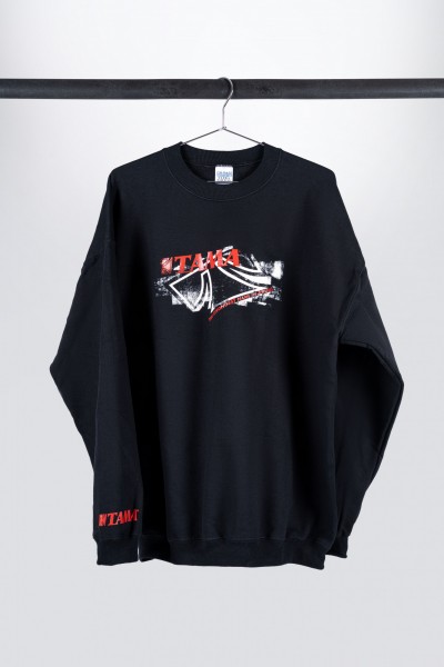 TAMA Sweatshirt in schwarz mit Logo auf der Brust (TSB)