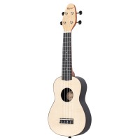 KEIKI K2 Serie Sopran Ukulele Lefty Set - Maple Natural / ABS (K2-MAP-L)