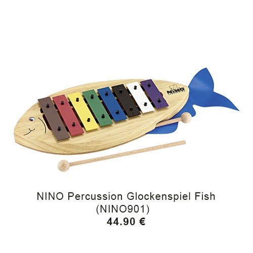 NINO Percussion Glockenspiel Fish - C D E F G A B C (NINO901) 
