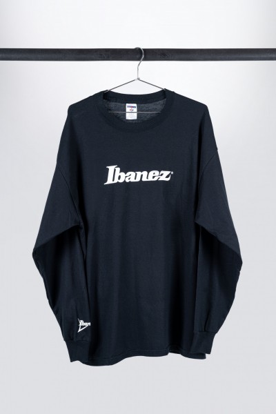 IBANEZ Longsleeve in schwarz mit weißem "Ibanez" Logo (ITL7LGBK)