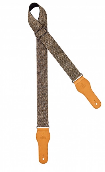 ORTEGA cotton guitar strap - length 1580mm / 62" (Max) / width 50mm - khaki (OCS-240)