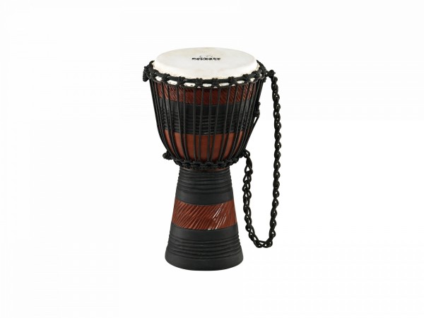 NINO Percussion Earth Rhythm Series Original African Style Rope Tuned Wood Djembe - 8" (NINO-ADJ3-S)