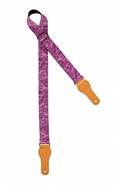 ORTEGA Spring Series Ukulele Cotton Strap - Purple Jean (OCS-360U)