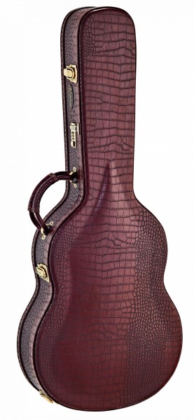 ORTEGA Pro Classical-Guitar-Thinline-Hardcase - Brown Croco (OCCPRO-T)