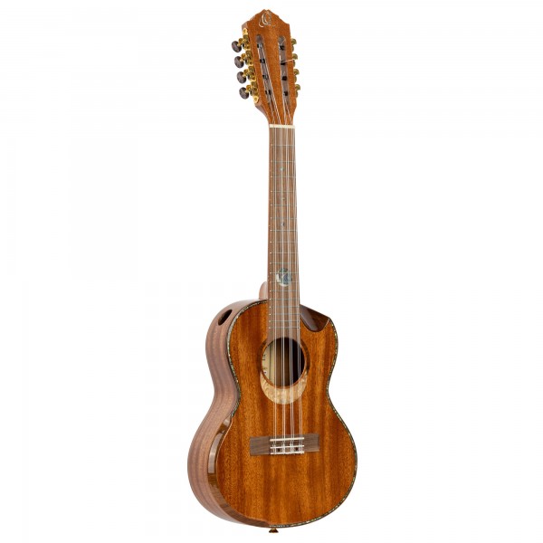 ORTEGA Custom Built Serie Tenor Ukulele 8 String - Solid Mahogany Natural + Bag (ECLIPSE-TE8)