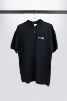 Tama polo in black with logo on left chest (TP14) Tama polo in black with logo on left chest (TP14)
