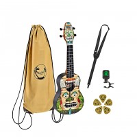 KEIKI K2 Serie Sopran Ukulele Set - Agathis / ABS Totem (K2-TM)