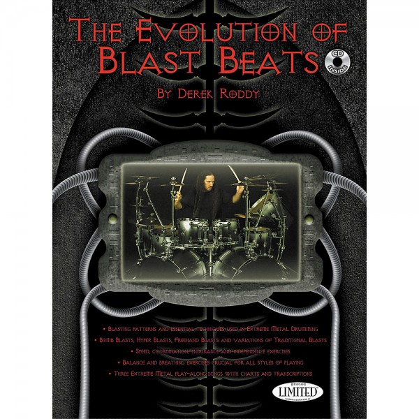 Derek Roddy "The Evolution of Blast Beats" textbook incl. CD - English (DRODDYBB)