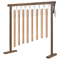 Meinl Sonic Energy 8-piece Sound Bath Tube Chime Set, 440 Hz, Bronze (SBTSETM)