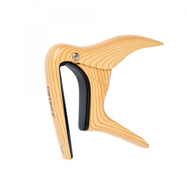 ORTEGA Capo for flat fretboards - Maple Design (OCAPO-MAD)