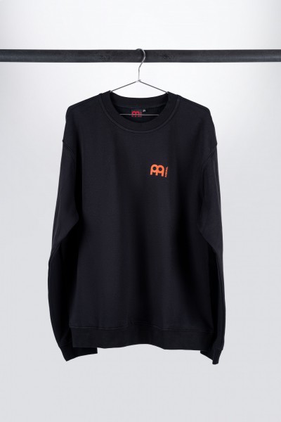 Black Meinl sweatshirt with logo on left chest (M49)