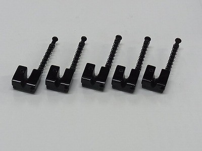 IBANEZ Sattel-Set 5-teilig in schwarz für B205 bridge (2BB1MDC001)