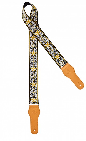 ORTEGA Creative Series Guitar Cotton Strap - Classic Yellow (OCS-560)