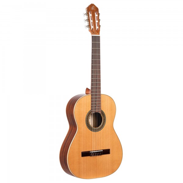 ORTEGA Traditional Series 4/4 Classical Guitar 6 String - Solid Cedar / Mongoy Natural (R220)